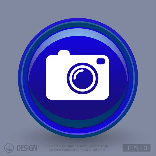 Pictograph van camera-icoontje — Stockvector