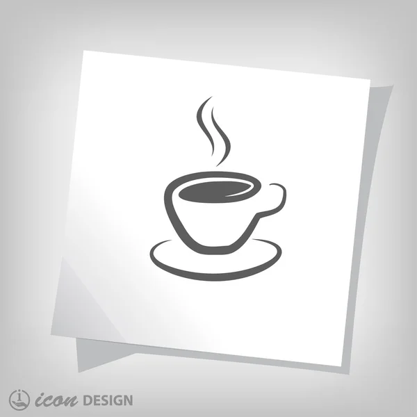 Pictogramme de l'icône de tasse — Image vectorielle