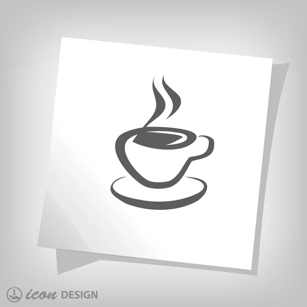 Pictogramme de l'icône de tasse — Image vectorielle