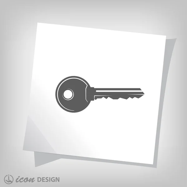 Pictograph van sleutel-pictogram — Stockvector