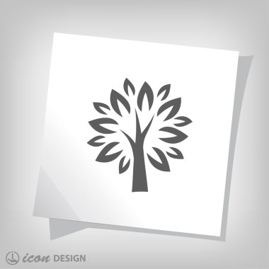 ağaç simgesiyle resim