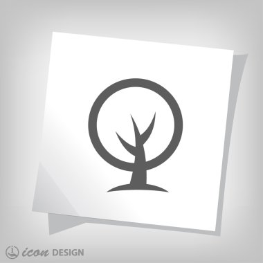 ağaç simgesiyle resim