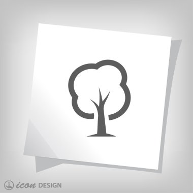 ağaç simgesiyle resim