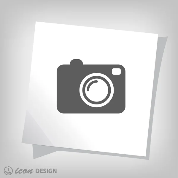 Pictograph of camera icon — Stock Vector