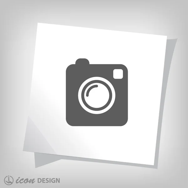 Pictograph of camera icon — Stock Vector