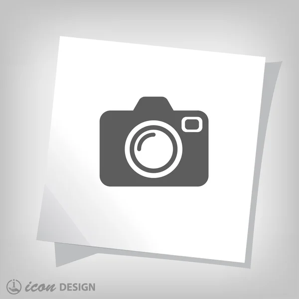 Pictograph van camera-icoontje — Stockvector