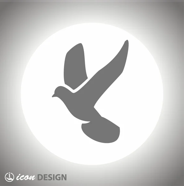 Pictogramme de l'icône oiseau — Image vectorielle