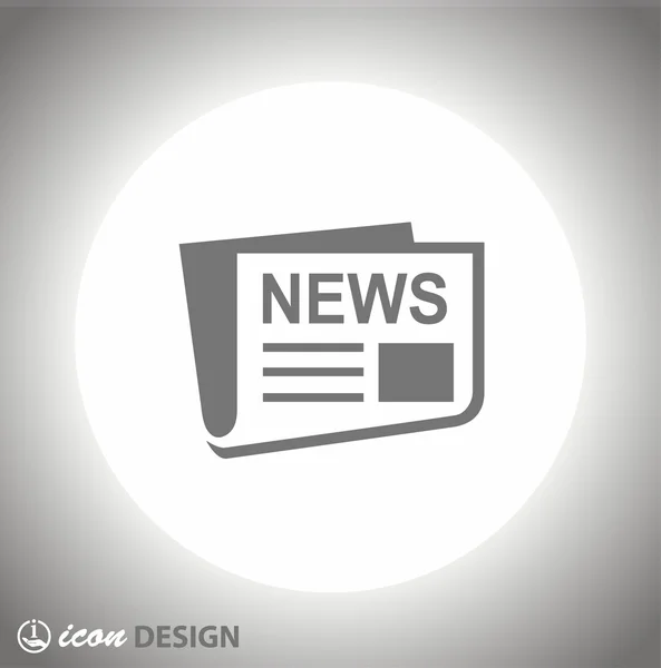 News icon  illustration — Stock Vector