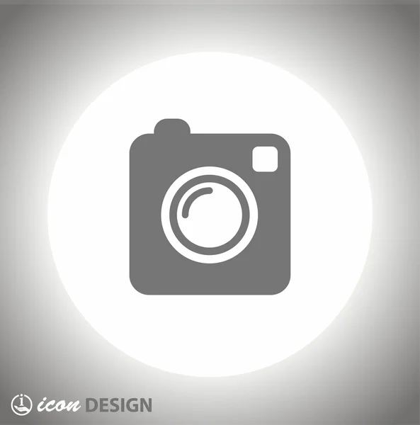 Pictograph of camera icon — Stock Vector