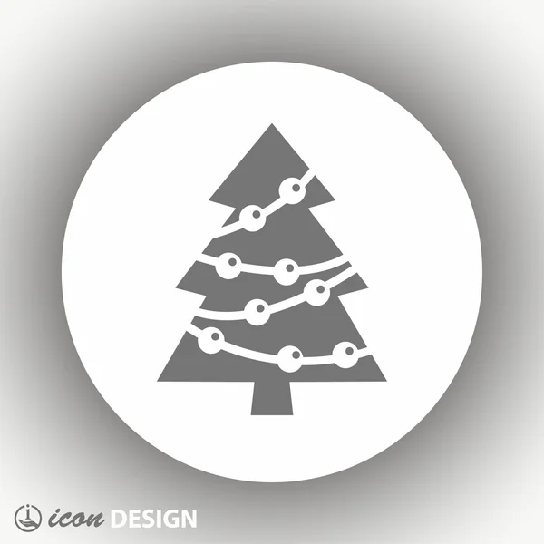 Pictografia da árvore de Natal —  Vetores de Stock