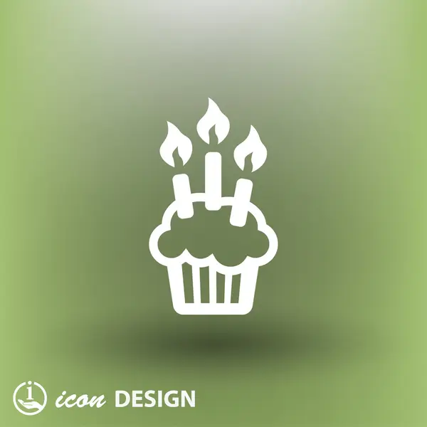Ikony Symbols ciasto ikony — Wektor stockowy