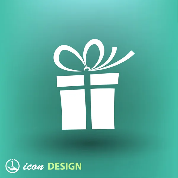礼物平面设计图标 — 图库矢量图片