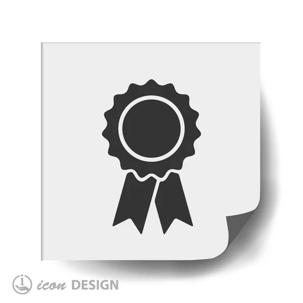 Award flat design icon — Stock Vector