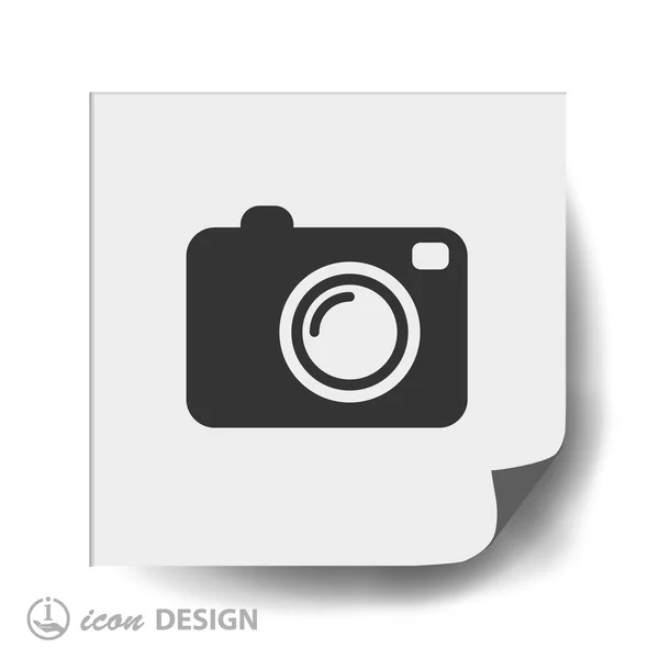 Camerasymbool plat ontwerp — Stockvector