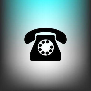 Telefon Düz Tasarım Simgesi 