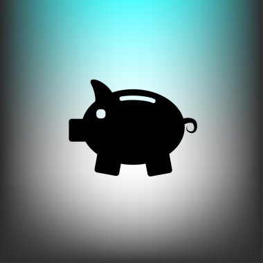 Domuz servet düz tasarım simgesi 