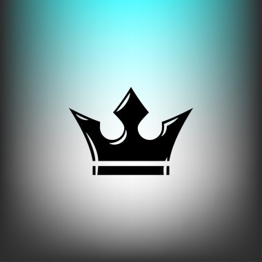 taç düz tasarım simgesi