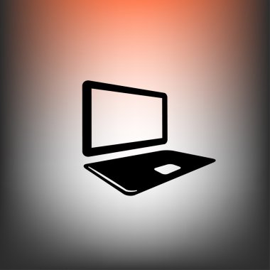 Bilgisayar düz tasarım simgesi