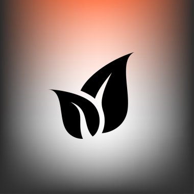 Eko düz tasarım simgesi 