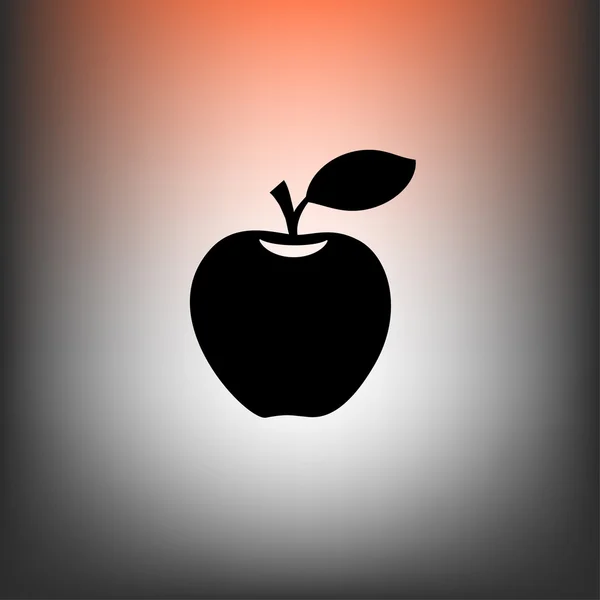 Apple flache Design-Ikone — Stockvektor