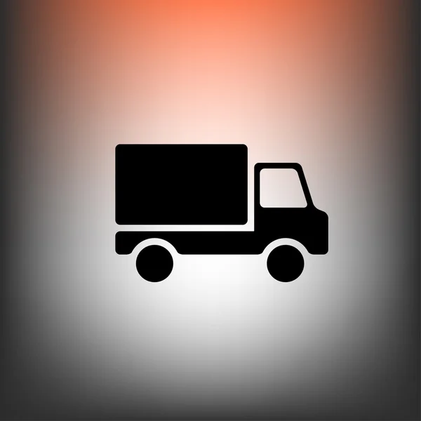 卡车平面设计图标 — 图库矢量图片