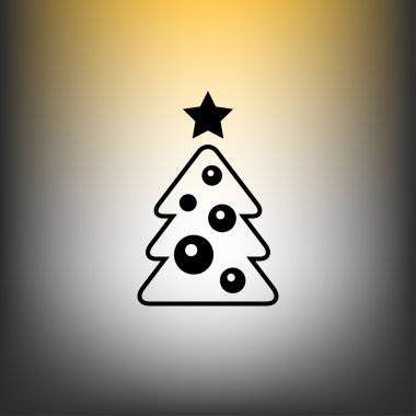 Noel ağacı simgesini