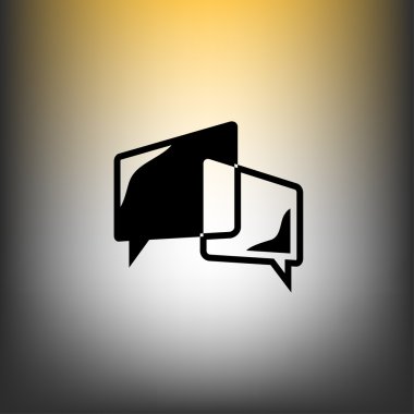  konuşma balonları simgesi