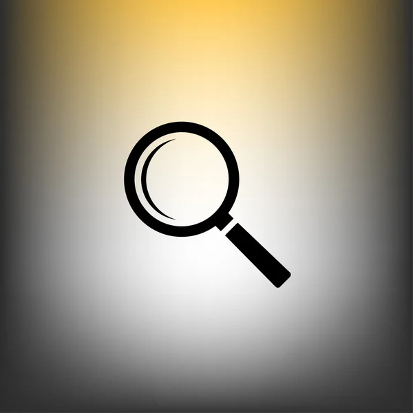 Magnifying glass icon — Stock Vector