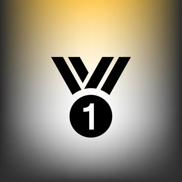 Ikone des ersten Platzes — Stockvektor