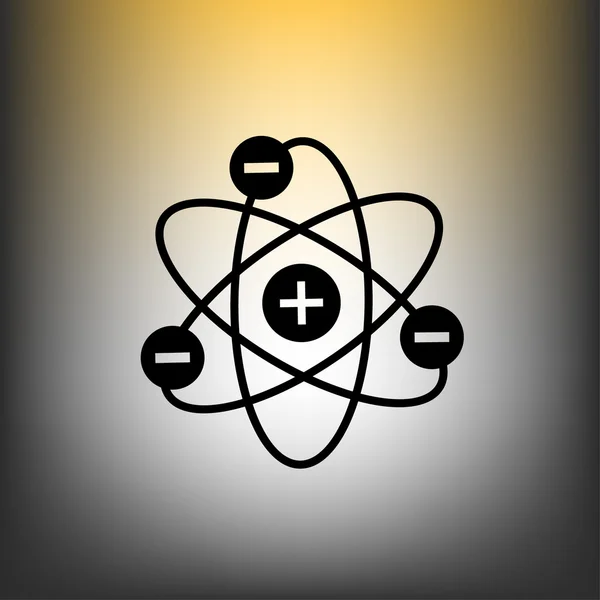Atom düzeni simgesini — Stok Vektör