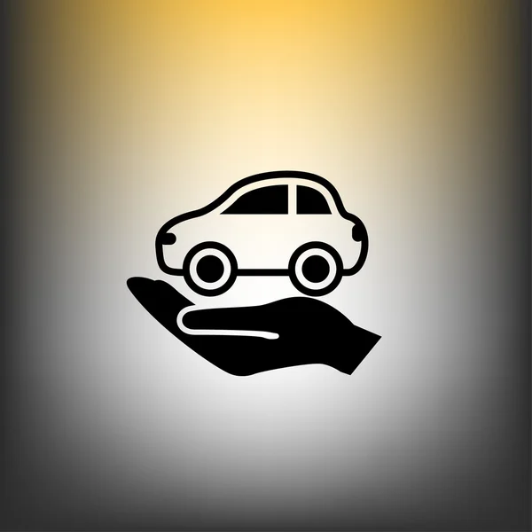 Icono de protección del coche — Archivo Imágenes Vectoriales