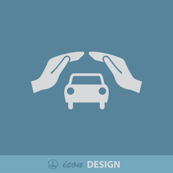 Χέρια προστασία αυτοκινήτου — Διανυσματικό Αρχείο