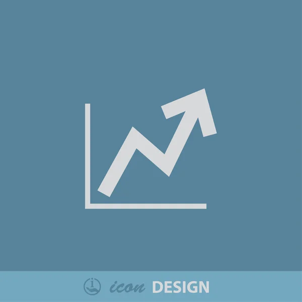 Iş grafik simgesi — Stok Vektör