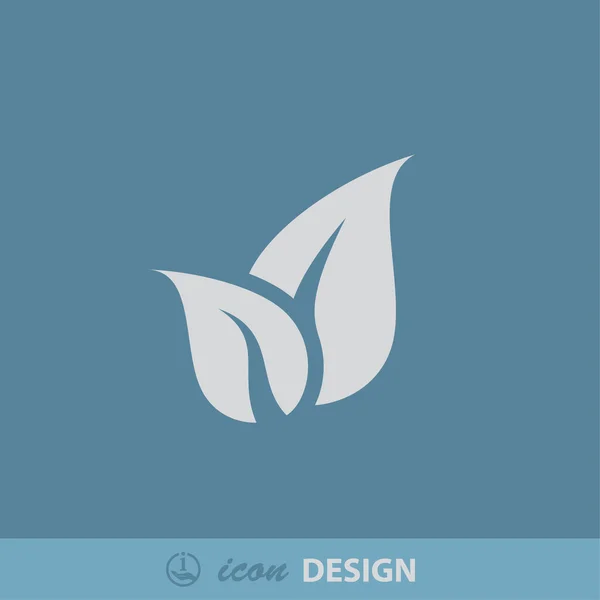 Eco ikonen Pictograph — Stock vektor
