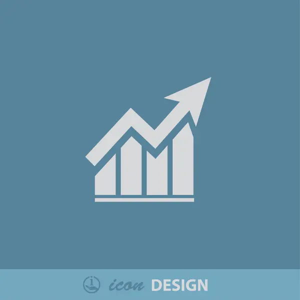 Iş grafik simgesi — Stok Vektör