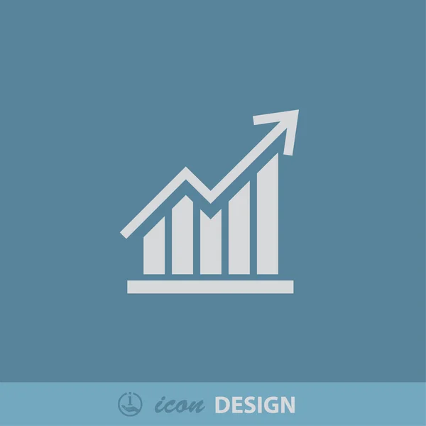 Iş grafik simgesi — Stok Vektör