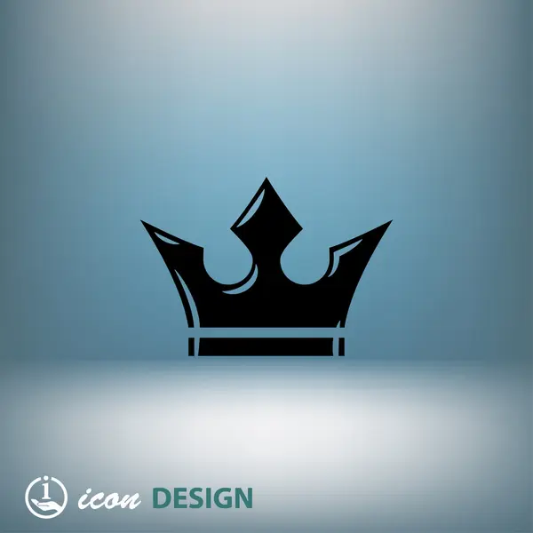 Pictografía de corona imperial — Vector de stock