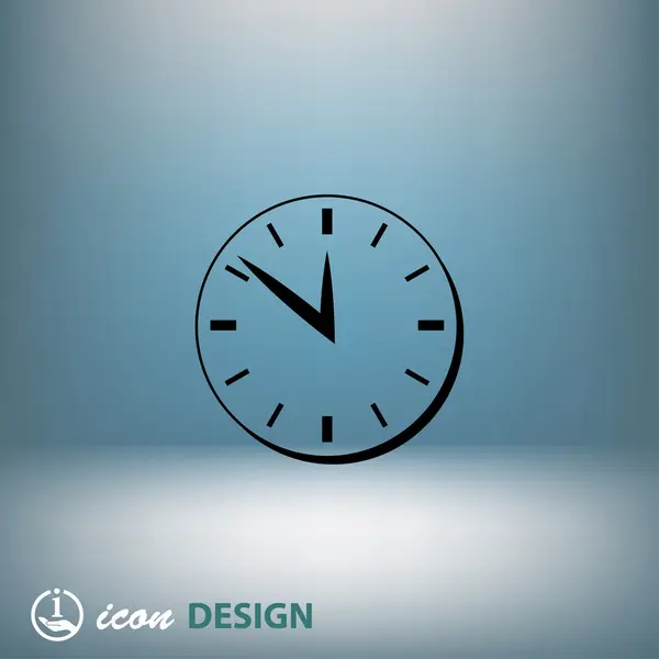 Ikony tlačítko Clock — Stockový vektor
