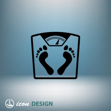  ayak izleri ile banyo Baskülü