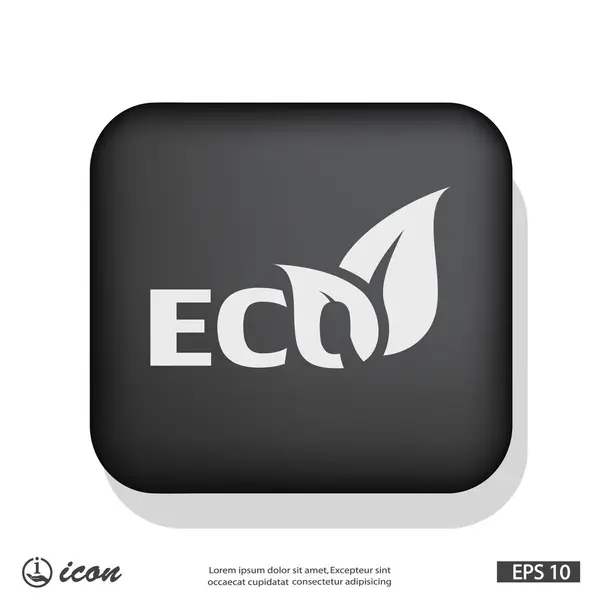 Eco pictogram Pictograph — Stockvector