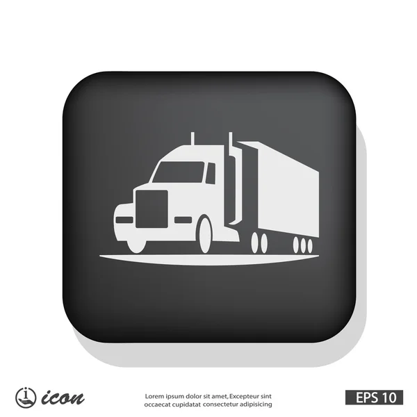 Truck icon illustration — Stock Vector