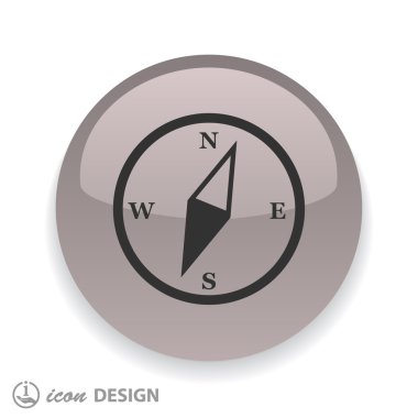 Tasarım için pusula simgesini