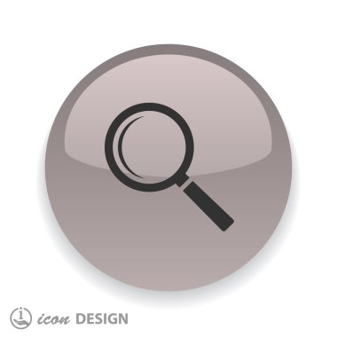 Büyütme cam simgesi 