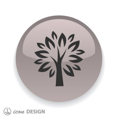 doğal ağaç simgesiyle