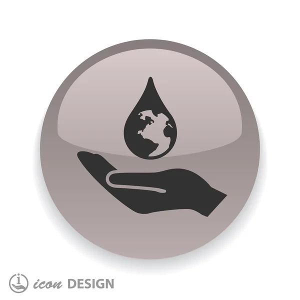 Eco life icon — Stock Vector