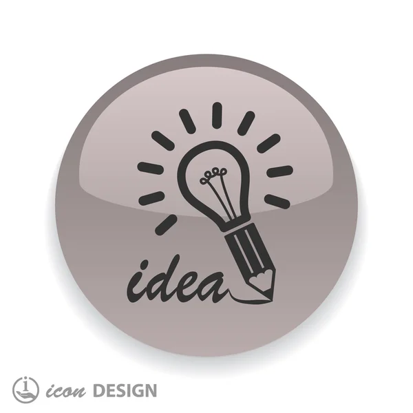 Idea bombilla — Vector de stock