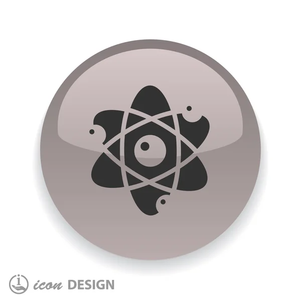 Atoom regeling pictogram — Stockvector