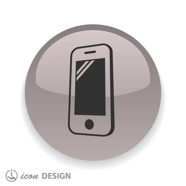 Mobile screen icon — Stock Vector