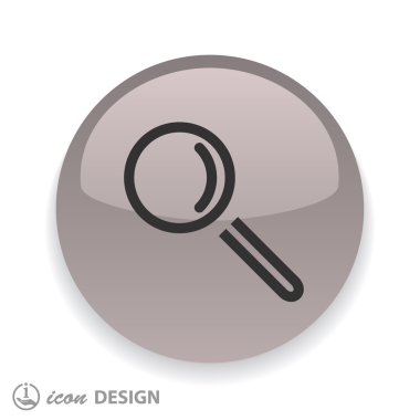 Büyütme cam simgesi 