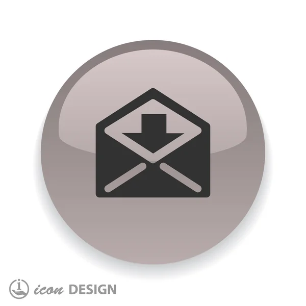 Mail-Icon-Taste — Stockvektor